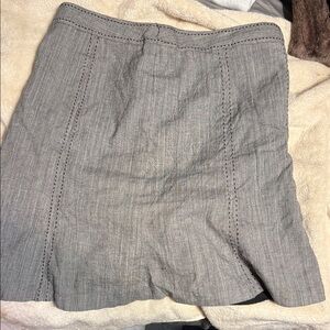 White House Black Market Gray Maxi Skirt